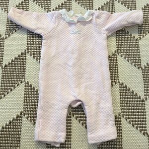 Jacadi pink quilted six month outfit